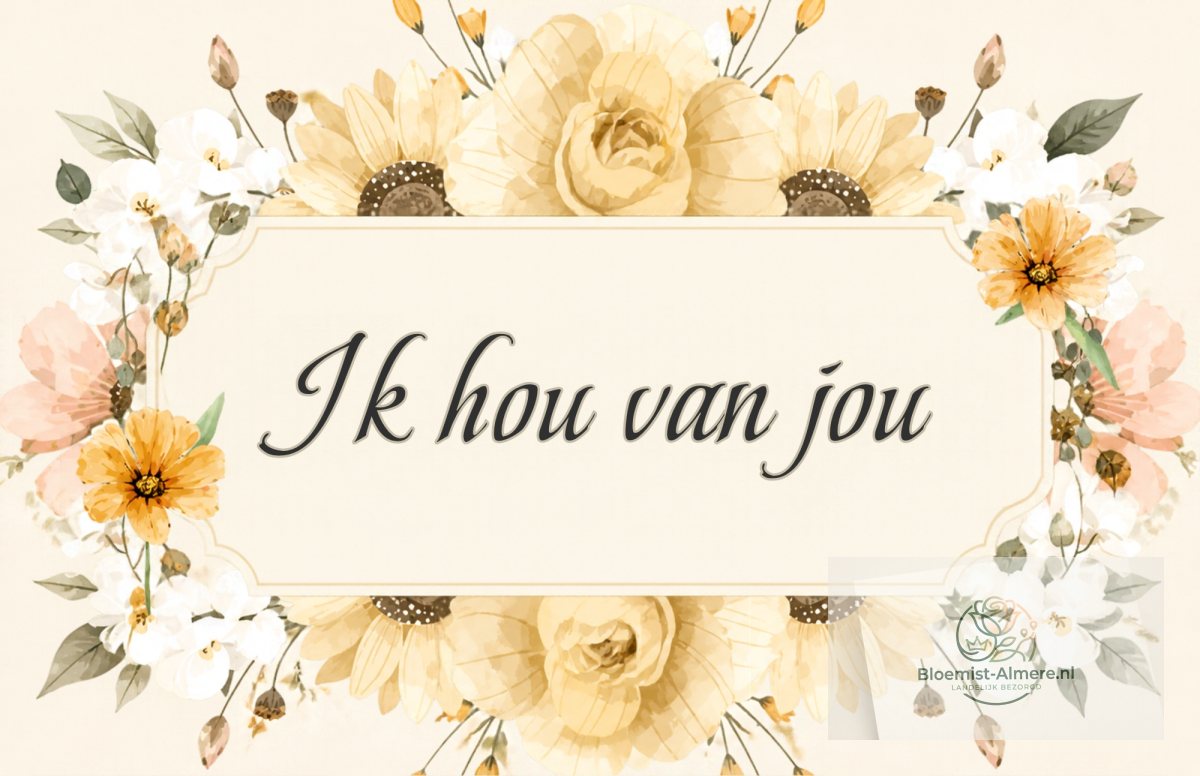 ik hou van jou