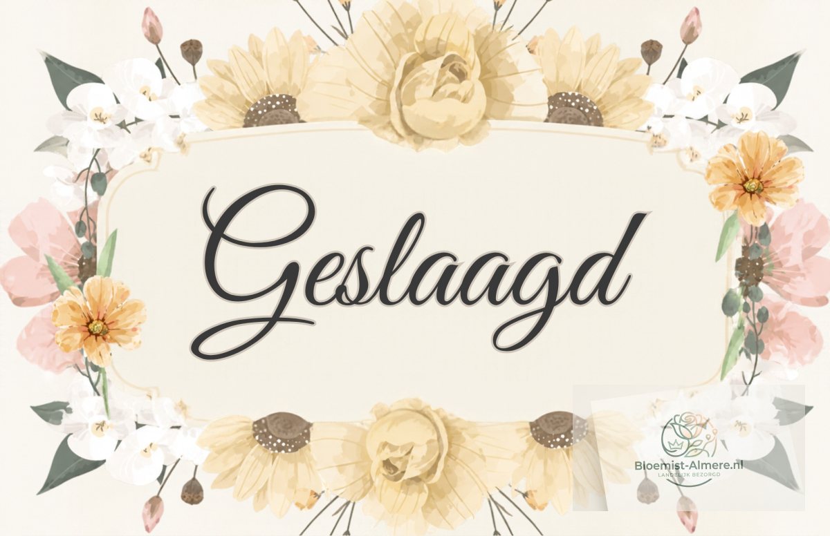 Geslaagd