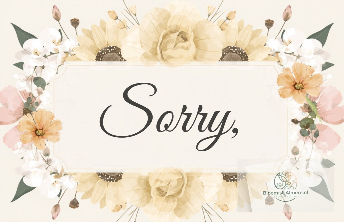 Sorry