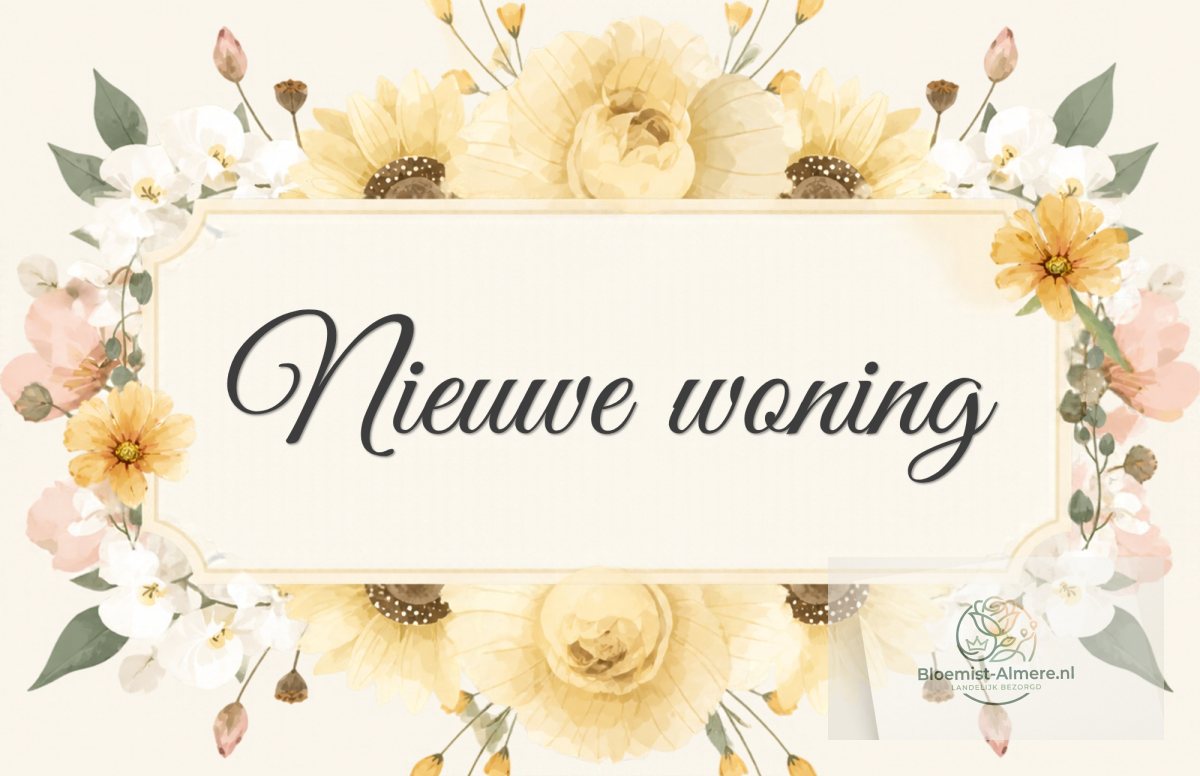 Nieuwe woning